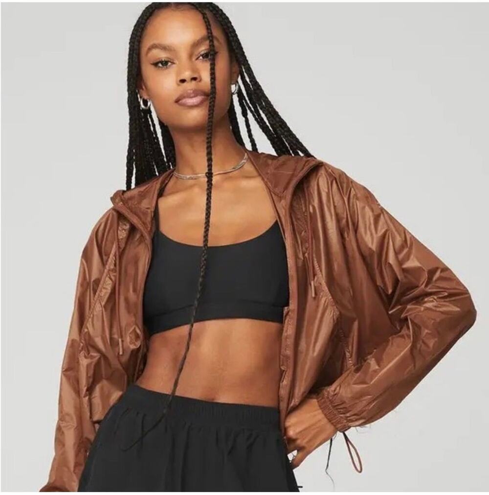 Alo Yoga Sprinter Hooded Crop